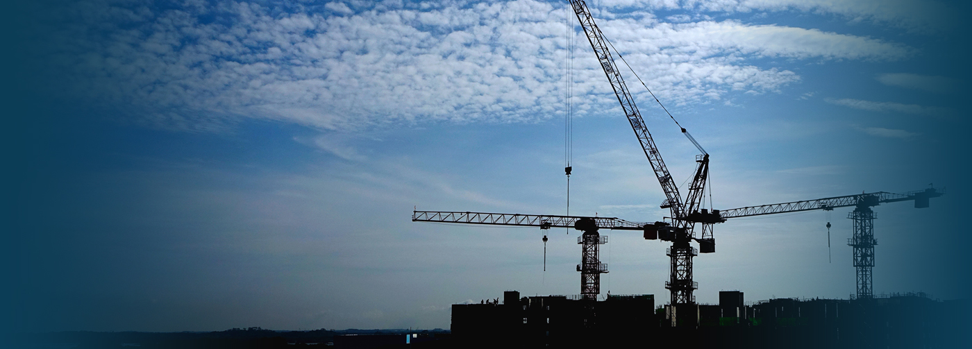 Käne beim Baufortschritt des Neubau EichbuschKarree der WBG "Treptow Nord"