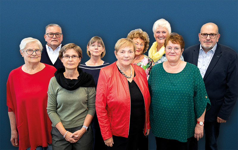 Gruppenbild des Aufsichtsrat der WBG "Treptow Nord" eG, Stand 2024