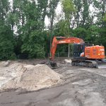 WBG "Treptow Nord" HänselKarree: Baugrube vorbereiten Hänselstraße 47B