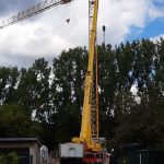 WBG "Treptow Nord" HänselKarree: Kranstellen Hänselstraße 47A+B