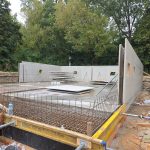 WBG "Treptow Nord" HänselKarree: Erste Außenwände Hänselstraße 47B