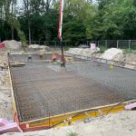 WBG "Treptow Nord" HänselKarree: Betonage Bodenplatte Hänselstraße 47A