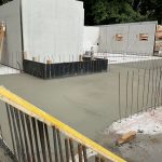WBG "Treptow Nord" HänselKarree: Betonage letzter Teil der Bodenplatte Hänselstraße 47B
