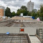WBG "Treptow Nord" HänselKarree: Halbfertigdecken im Kellergeschoss Hänselstraße 47B