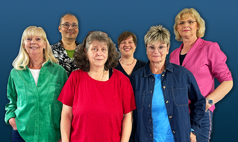 Gruppenbild der Schlichtungskommission der WBG "Treptow Nord"eg, Stand 2024