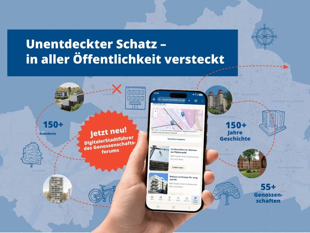 WBGTN-GenoGuide "Untentdeckter Schatz - in aller Öffentlichkeit versteckt" - Werbegrafik für den GenoGuide.