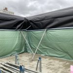 WBG "Treptow Nord" HänselKarree: Außenwände 3.OG geschützt Hänselstraße 47A